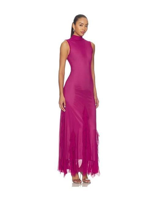 Especia Pink Aneta Mauve Long Dress
