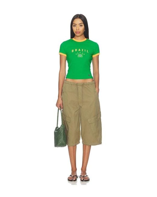 Hype and Vice Green Brazil Goalie Tee