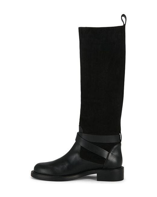 Stuart Weitzman Black Benni Riding Boot