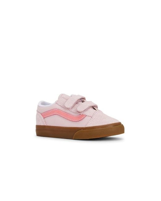 Vans Pink Toddlers Old Skool V Sneaker