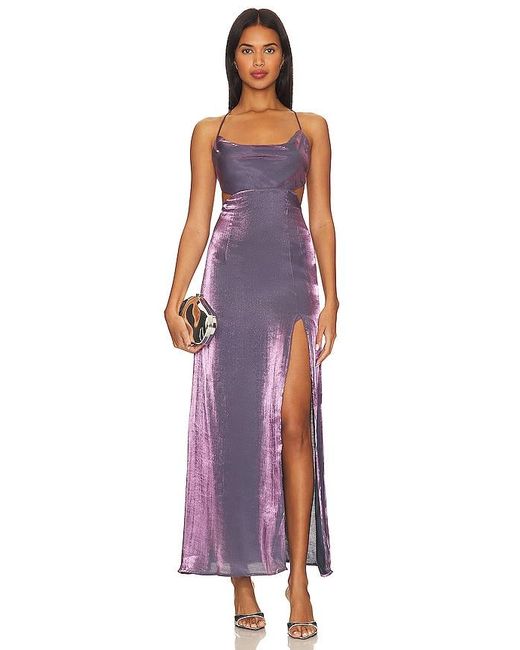 Astr Purple Shivani Dress