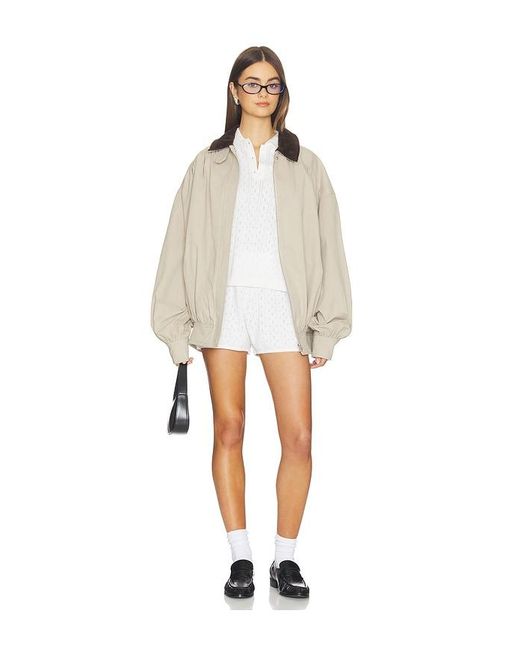Soft Goat White Pointelle Pique Top