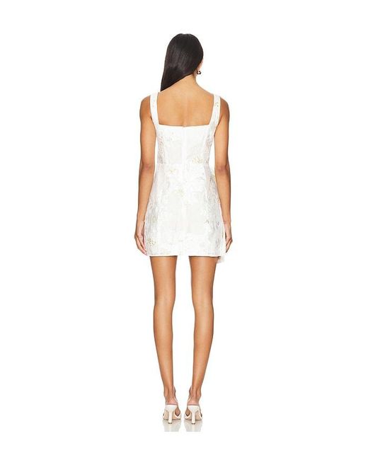 Elliatt White Octavia Bow Dress