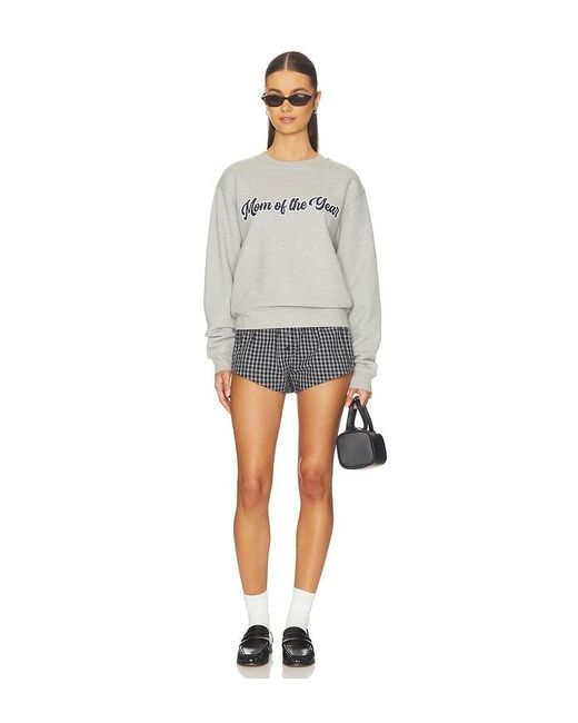FAVORITE DAUGHTER White The Mom Of The Year Varsity Sweatshirt