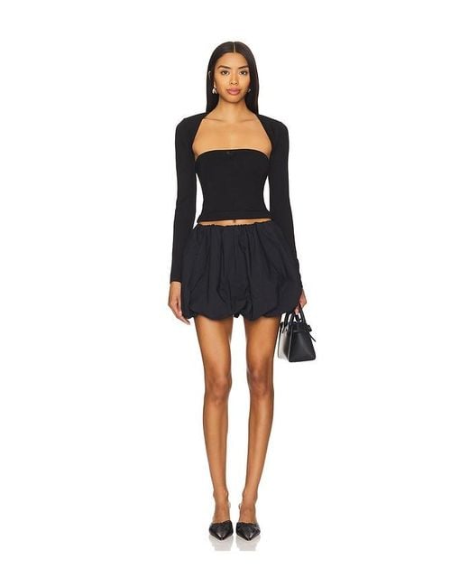 Lana Top en Black MAJORELLE
