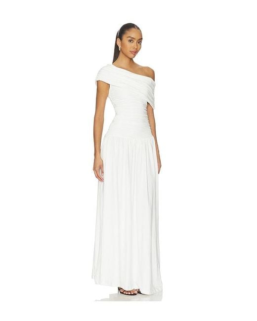 MORE TO COME White Wells Maxi Dress