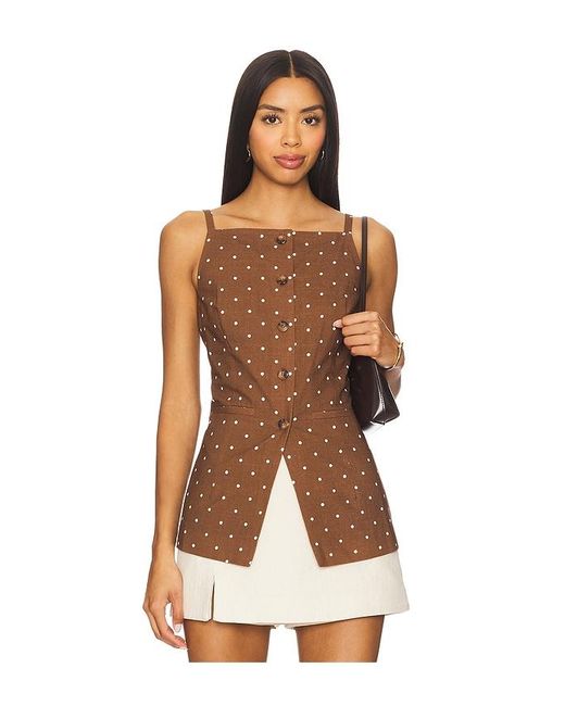 Elodie the Label Brown Oberteil Elsie