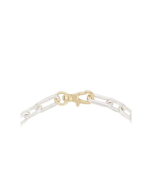 Jenny Bird White Padlock Heart Pendant Necklace