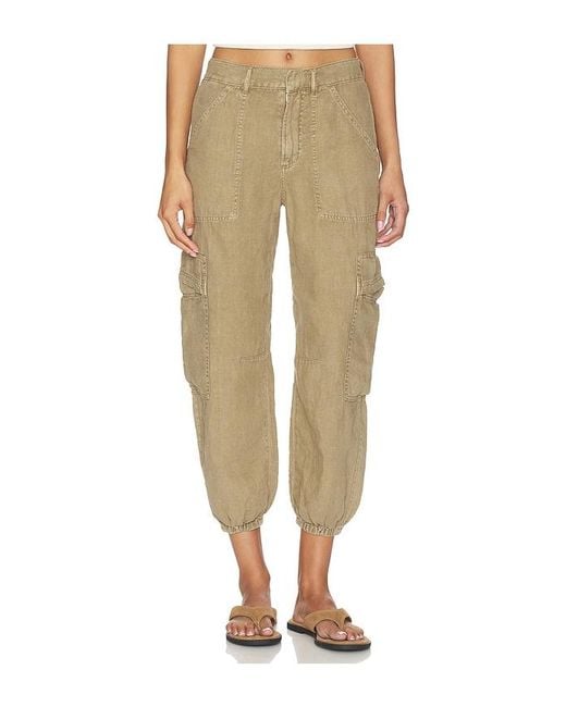 Citizens of Humanity Natural Ciela Balloon Utility Linen Pants