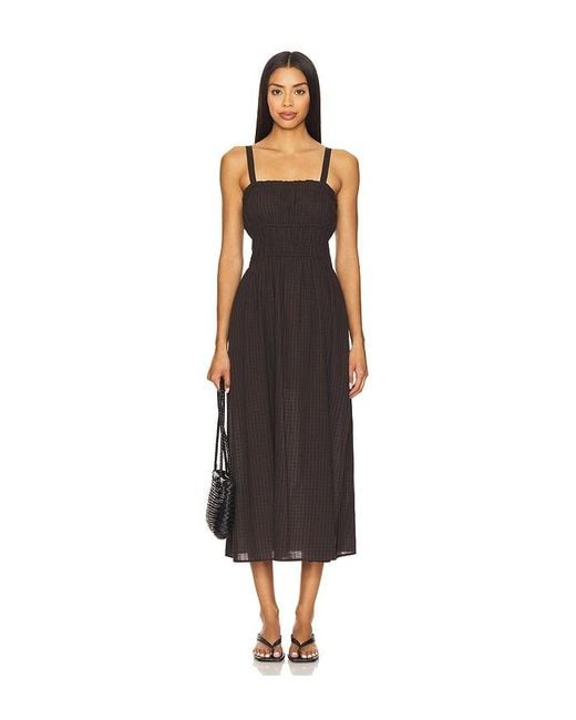 Heartloom Black Midi-Kleid Auburn