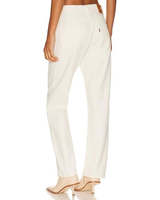 Levi's White 90S 501 Jeans