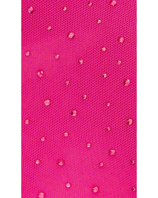AFRM Pink Milo Rhinestone Bodysuit
