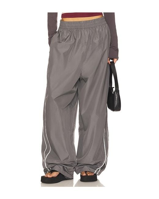 Jaded London Gray Micro Fibre Xl Jogger Pant