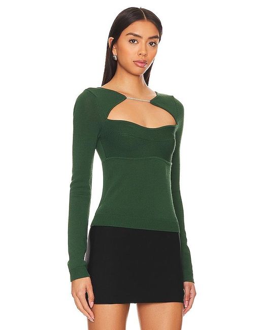 Lovers + Friends Green Arella Sweater