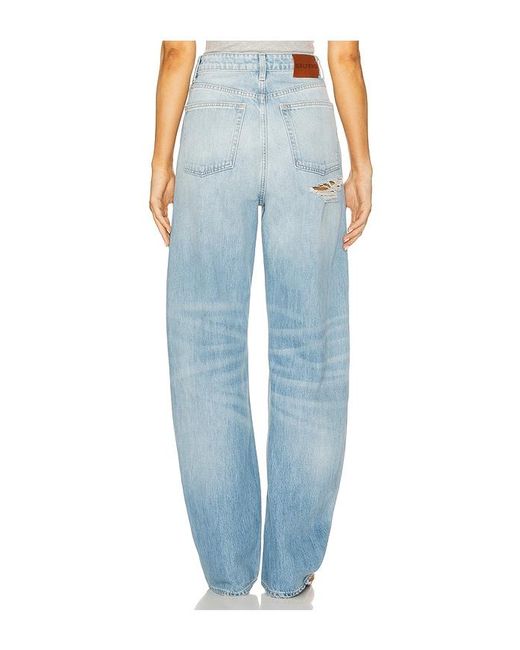 GRLFRND Blue Austen High Rise Curve Jeans