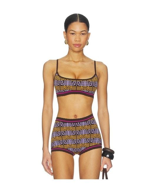 Tropic of C Black Isla Bralette Top