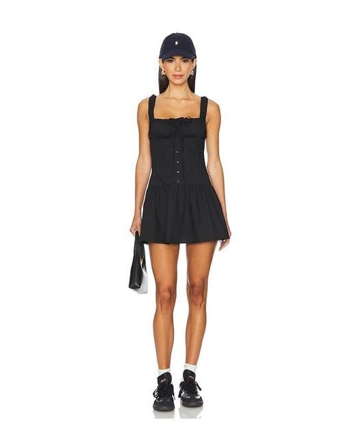 Lioness Black Heart Shaped Mini Dress