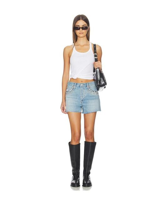 Re/done Blue The Breezy Short