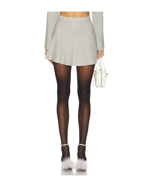 MAJORELLE White Solveig Mini Skirt