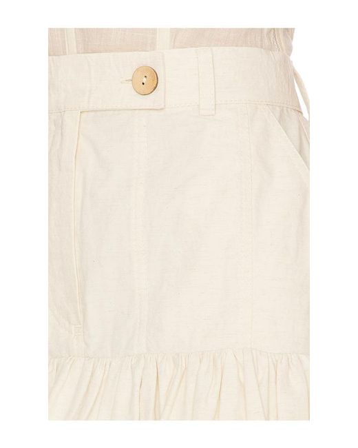 TG Botanical White Bolognese Skirt