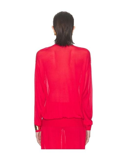Helsa Red Madeira Turtleneck