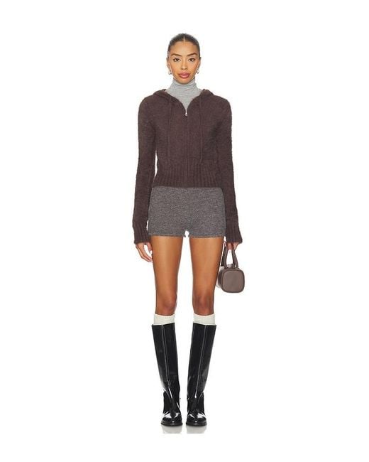 superdown Purple Amelia Zip Up