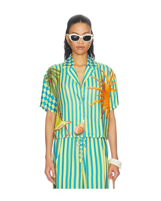 Maaji Green Tropic Camouflage Octavia Shirt
