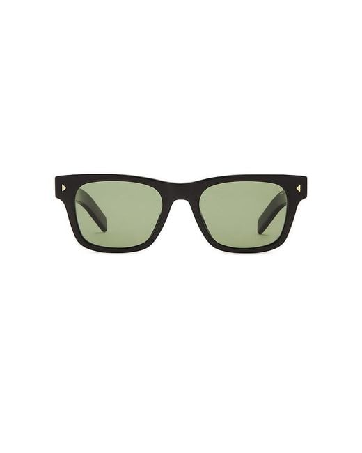 Prada Green 0pra17s Square Frame Sunglasses for men
