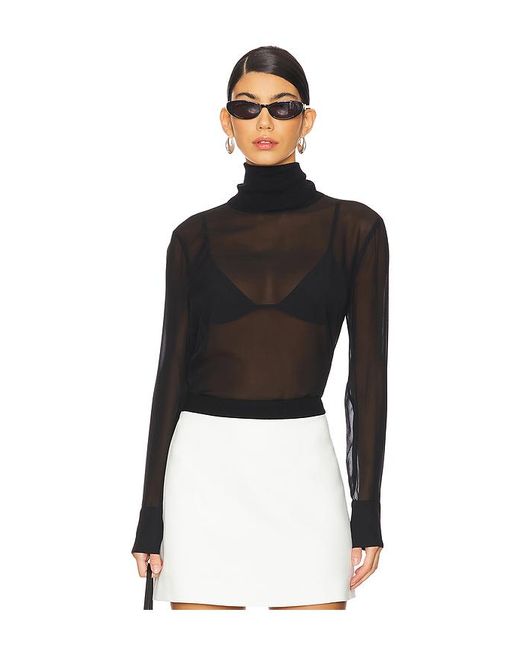 L'Agence Toulon シアータートルネック Black