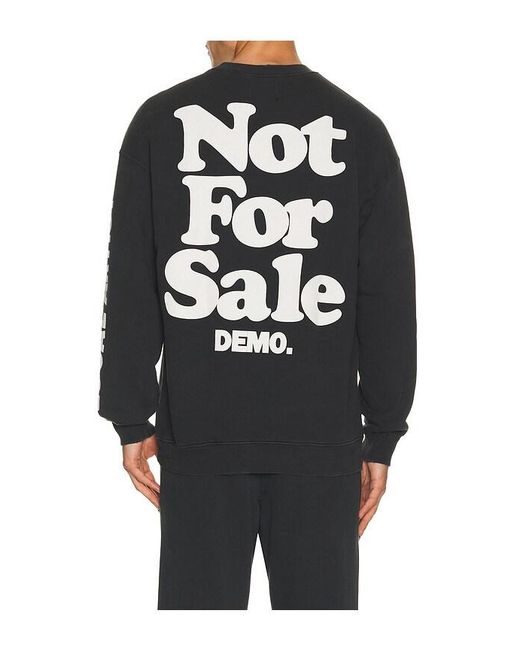 MadeWorn Black Promo Classic Crew Sweatshirt for men
