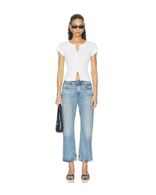 Citizens of Humanity Blue Faye Vintage Straight Jeans