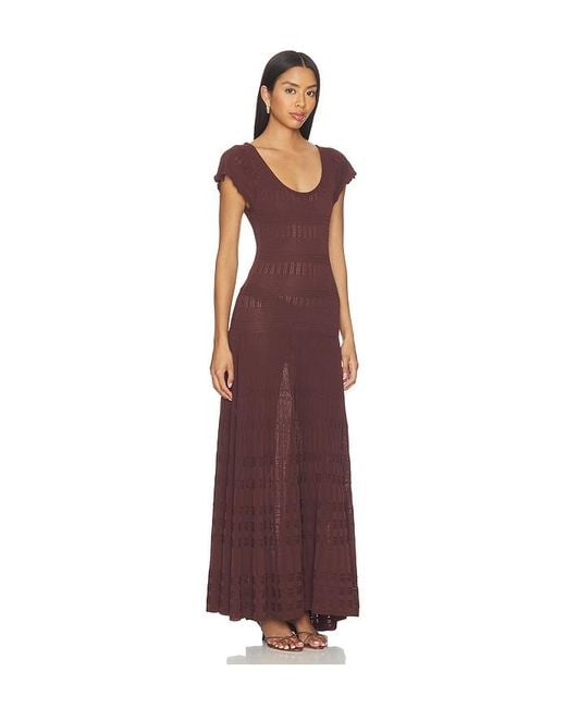 Solid & Striped Purple Kleid Belle