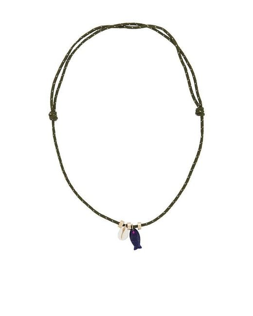 Lovers + Friends Green Quinley Necklace