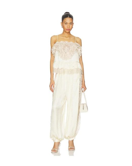 Sea White Ethel Solid Bloomer Pants