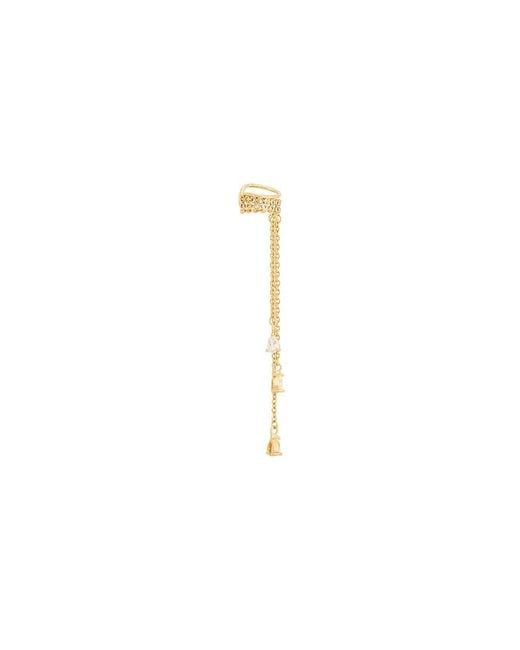 Ettika Metallic Crystal Waterfall Ear Cuff Earrings