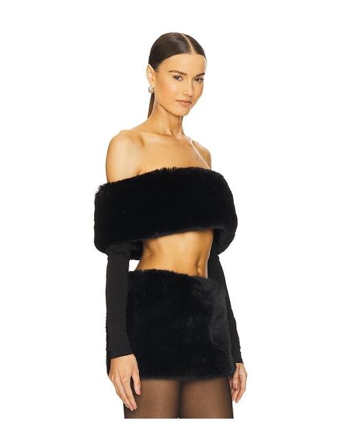 LOBA Black Sasha Crop Top