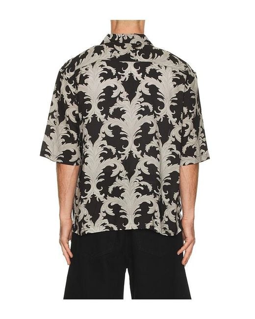 AllSaints Black Motif Shirt for men