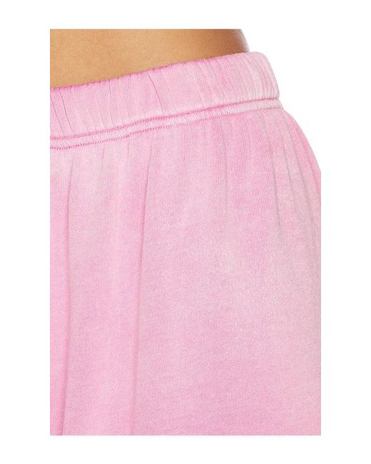 Lauren Moshi Pink Butterfly Heart Sweatpant