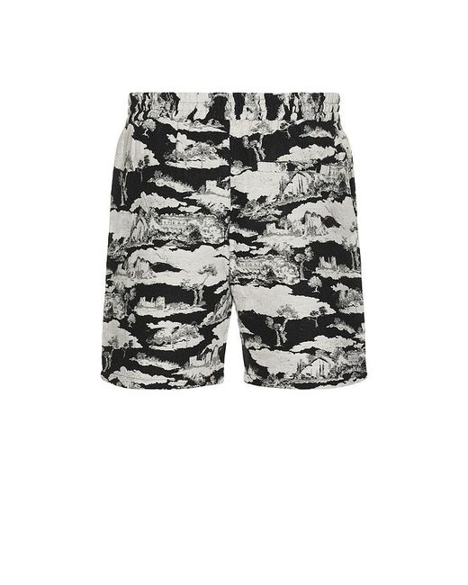Les Deux Multicolor Otto Ruins Jacquard Shorts for men