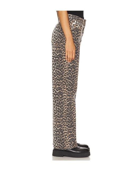 Ganni Multicolor Izey Wide Leg Jeans
