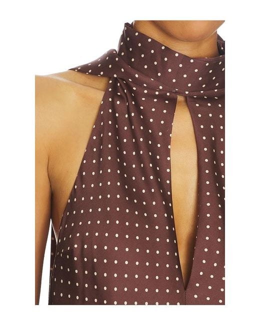 Posse Brown Phoebe Top