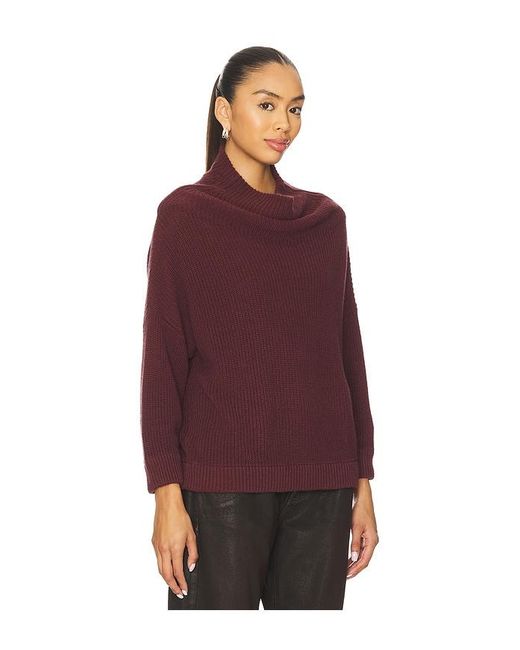 Autumn Cashmere Purple Trichterhals