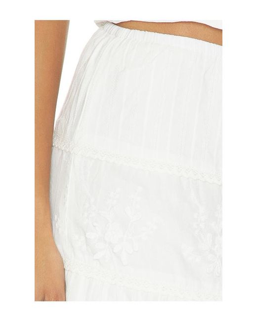 Astr White Gwyn Skirt