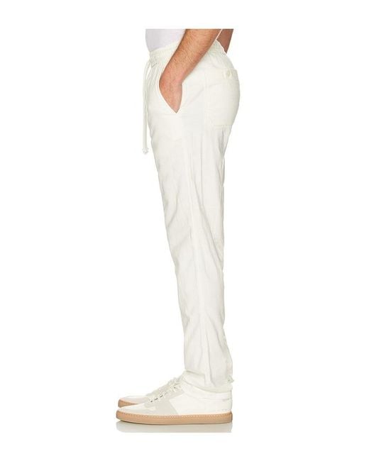 Marine Layer White Saturday Stretch Beach Pant for men