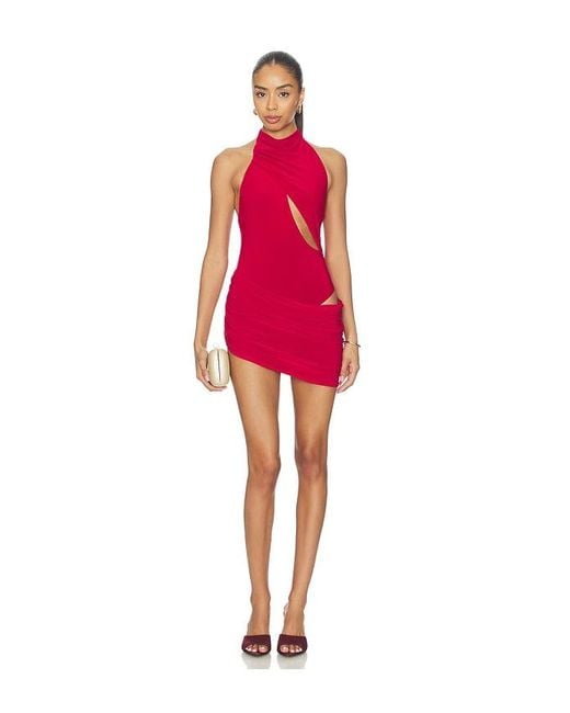 Nbd Red Aurora Mini Dress