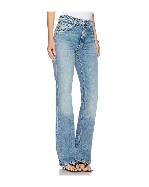 GRLFRND Blue Melanie High Rise Boot Cut
