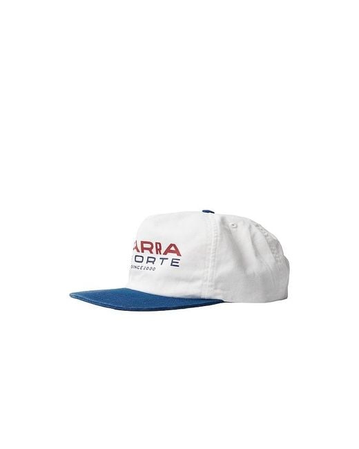 by Parra White Sporte 5 Panel Hat for men