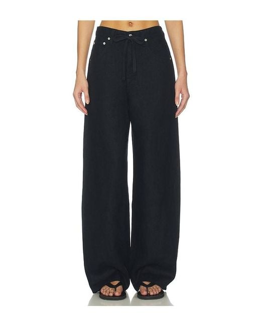Citizens of Humanity Black Brynn Drawstring Trouser