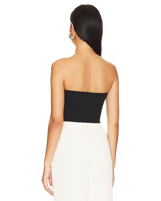 Susana Monaco Black Wire Crop Top