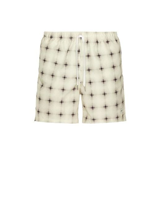 メンズ Bather Ivory Digi Plaid スイムトランクス Natural